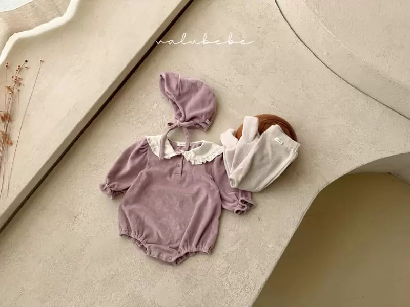 Valu Bebe - Korean Baby Fashion - #babyoutfit - Sera Veloure Bodysuit - 3