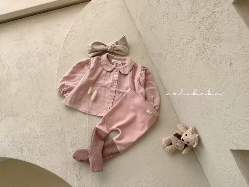 Valu Bebe - Korean Baby Fashion - #babyootd - Half Foot Leggings - 4