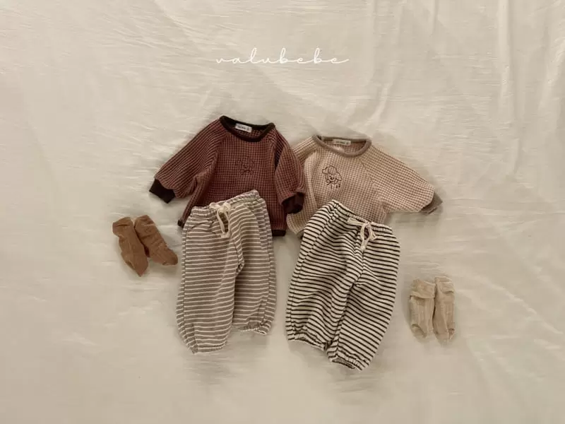 Valu Bebe - Korean Baby Fashion - #babywear - Waffle Embrodiery Tee