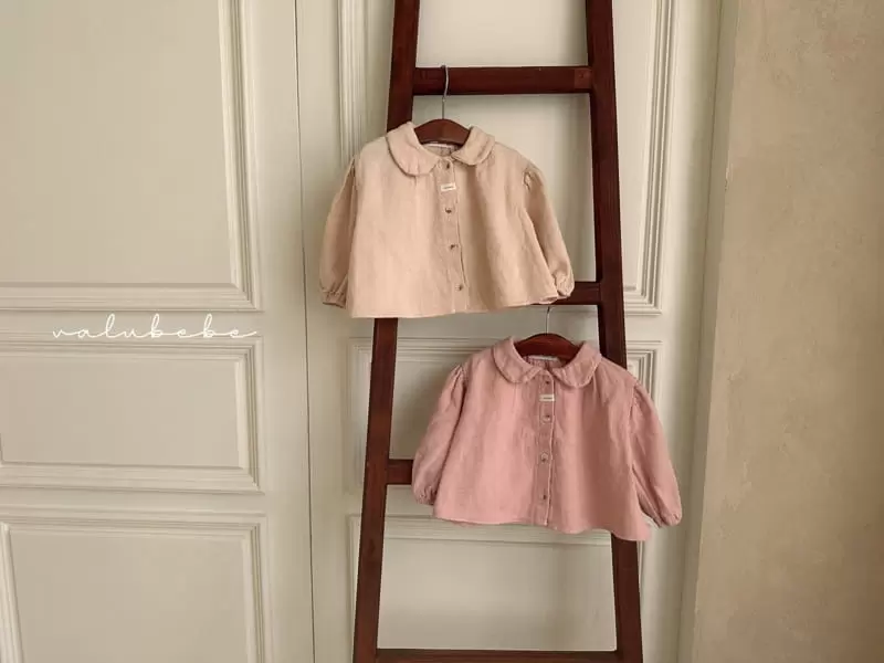 Valu Bebe - Korean Baby Fashion - #onlinebabyboutique - Shuer Collar Blouse