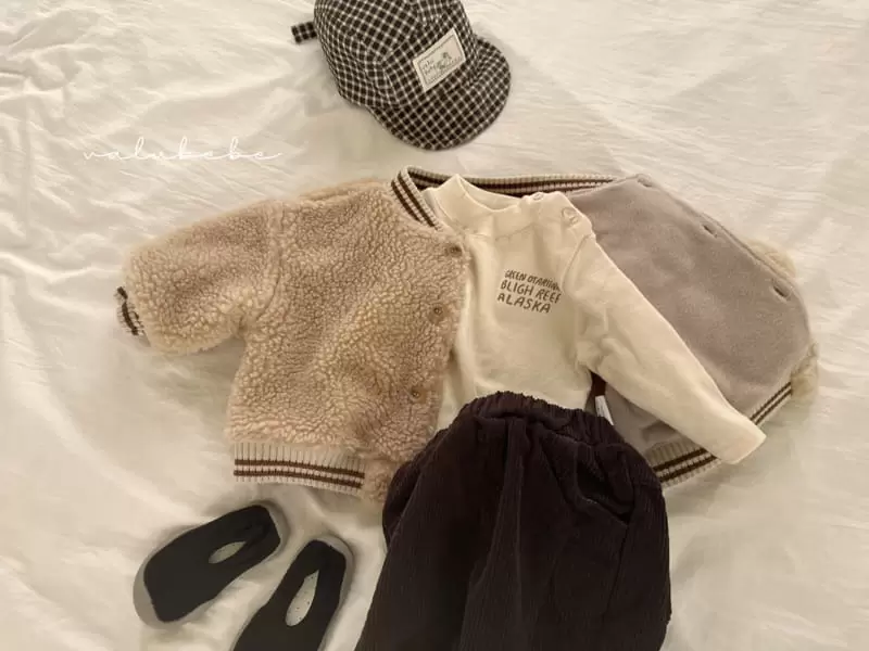 Valu Bebe - Korean Baby Fashion - #onlinebabyboutique - Half Neck Cozy Tee - 4