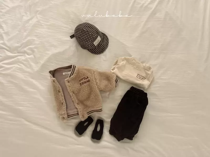 Valu Bebe - Korean Baby Fashion - #onlinebabyshop - Friend Dumble Baseball Jumper - 3