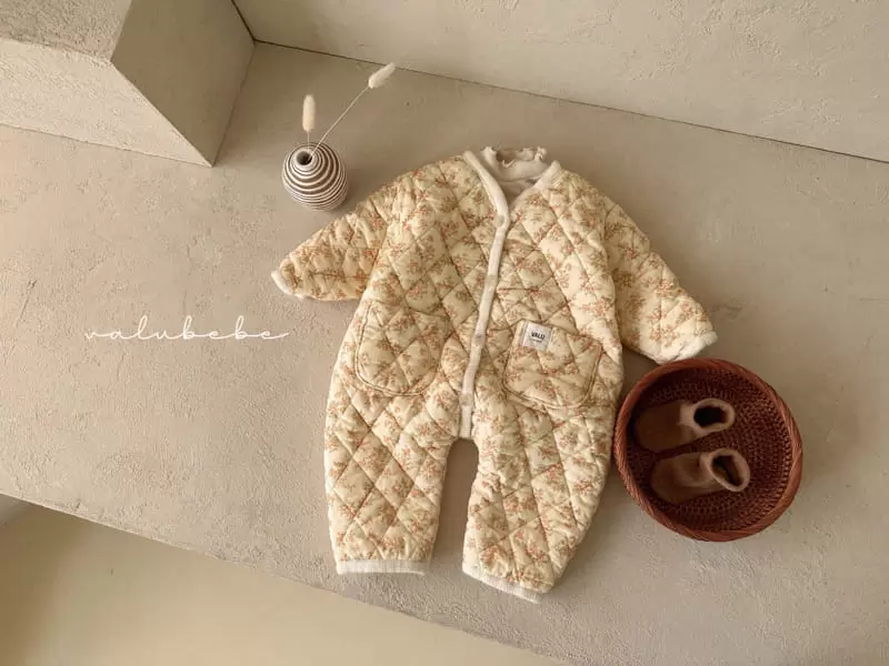 Valu Bebe - Korean Baby Fashion - #onlinebabyshop - Flower Padding Overalls - 9