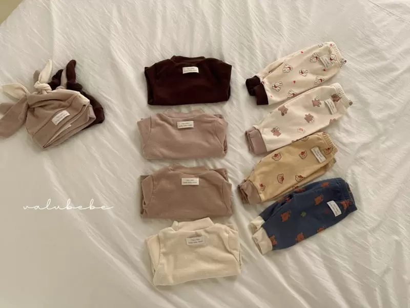 Valu Bebe - Korean Baby Fashion - #onlinebabyshop - Bear Top Bottom Set - 3