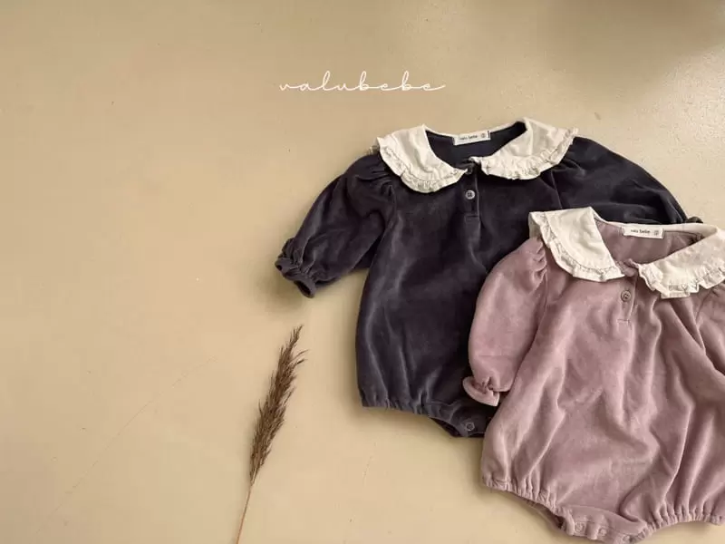 Valu Bebe - Korean Baby Fashion - #onlinebabyshop - Sera Veloure Bodysuit - 7