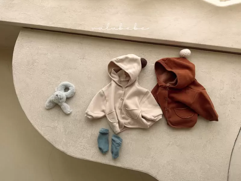 Valu Bebe - Korean Baby Fashion - #smilingbaby - Bell Fleece Hoody Jacket - 6