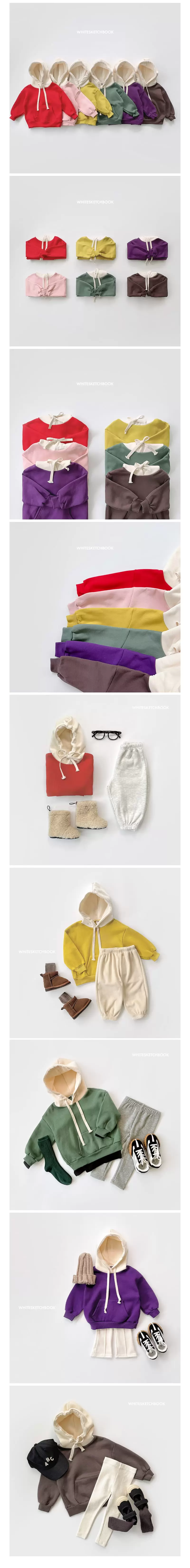 Whitesketchbook - Korean Children Fashion - #Kfashion4kids - Fleece Color Hoody