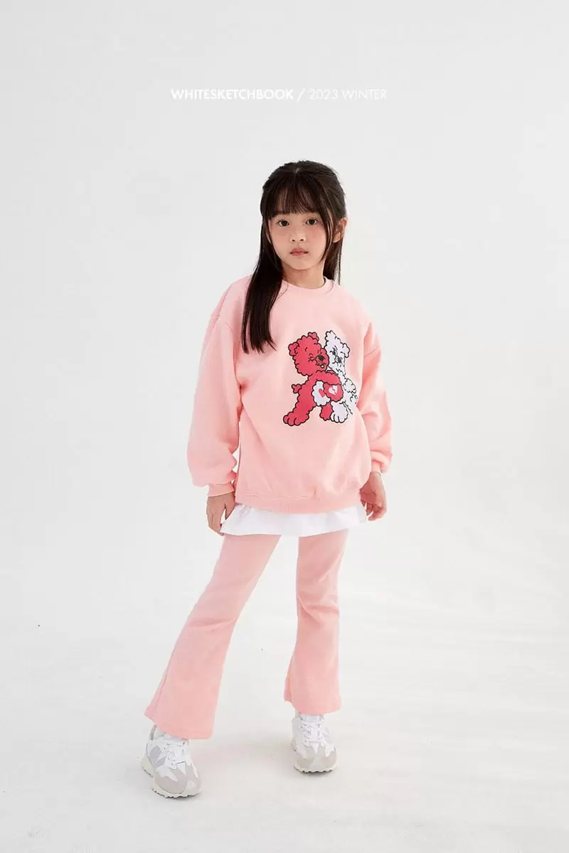 Whitesketchbook - Korean Children Fashion - #kidzfashiontrend - Bubble Fleece Top Bottom Set - 4