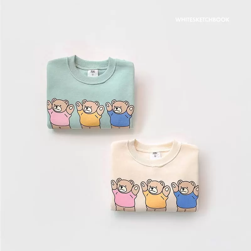 Whitesketchbook - Korean Children Fashion - #childrensboutique - Hurray Bear Fleece Top Bottom Set - 11