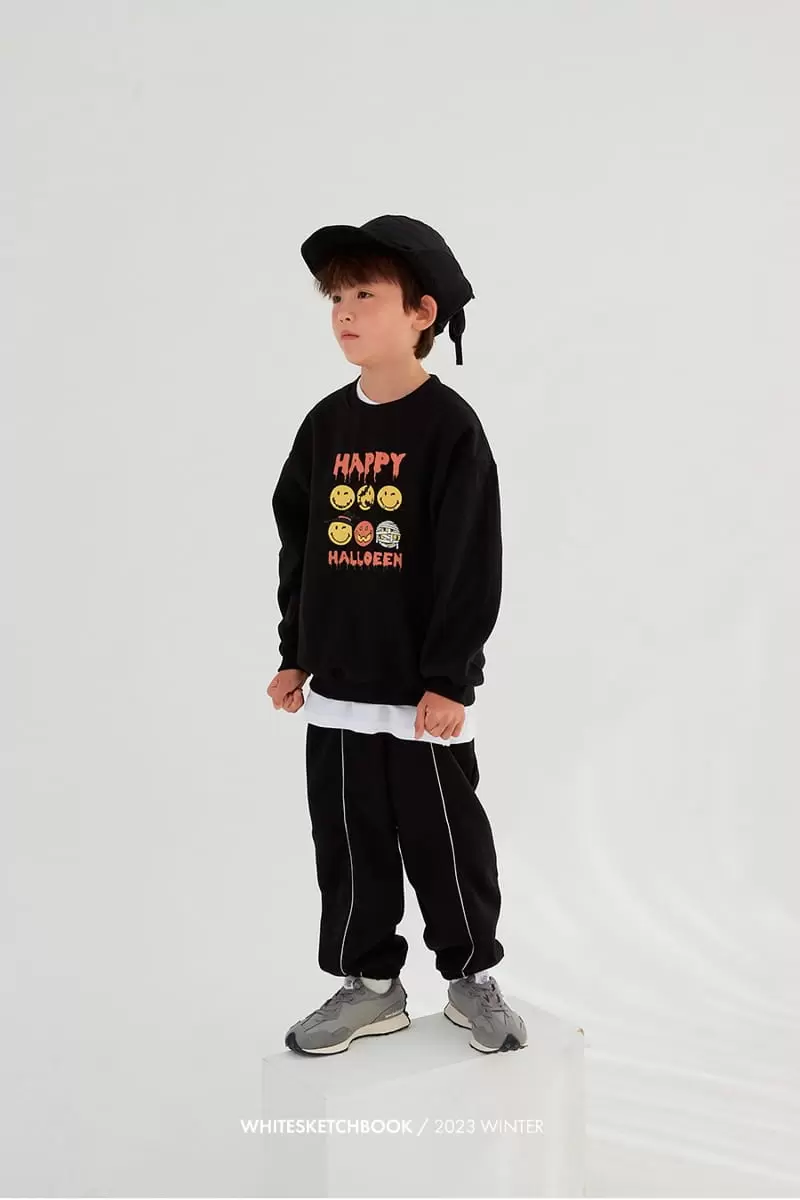 Whitesketchbook - Korean Children Fashion - #kidsshorts - Halloween Sweatshirt - 8