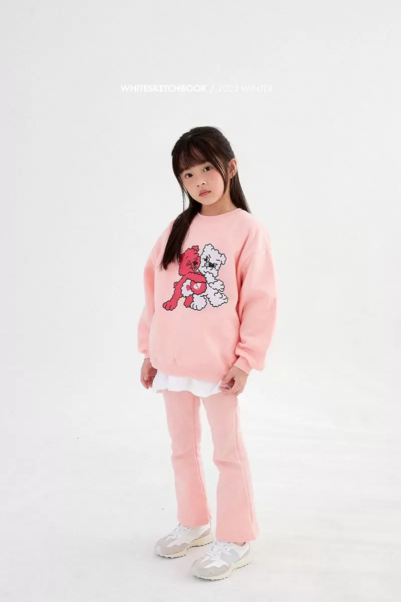 Whitesketchbook - Korean Children Fashion - #kidsstore - Bubble Fleece Top Bottom Set - 2