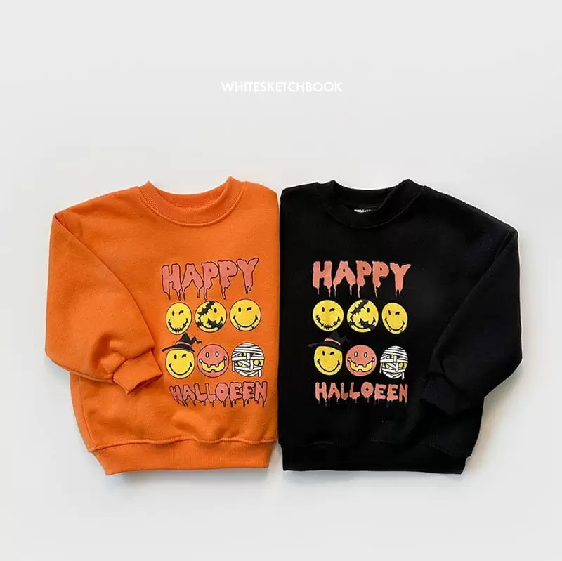 Whitesketchbook - Korean Children Fashion - #littlefashionista - Halloween Sweatshirt - 12