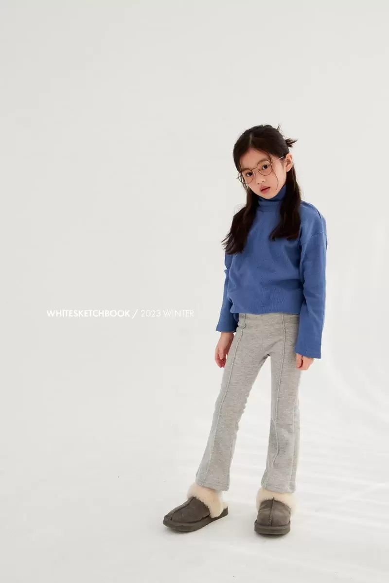Whitesketchbook - Korean Children Fashion - #minifashionista - Pintuck Fleece Pants - 9