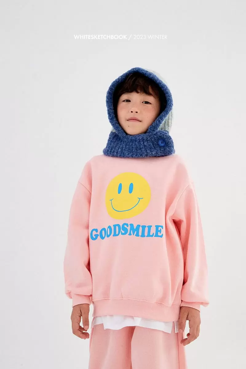 Whitesketchbook - Korean Children Fashion - #minifashionista - Good Smile Fleece Top Bottom Set - 4