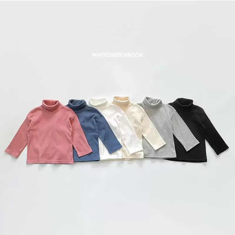 Whitesketchbook - Korean Children Fashion - #stylishchildhood - Gamsung Turtleneck Tee - 12