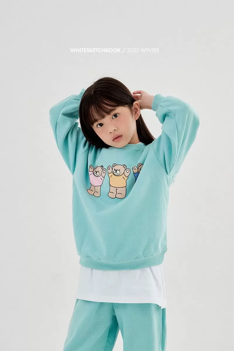Whitesketchbook - Korean Children Fashion - #stylishchildhood - Hurray Bear Fleece Top Bottom Set - 9