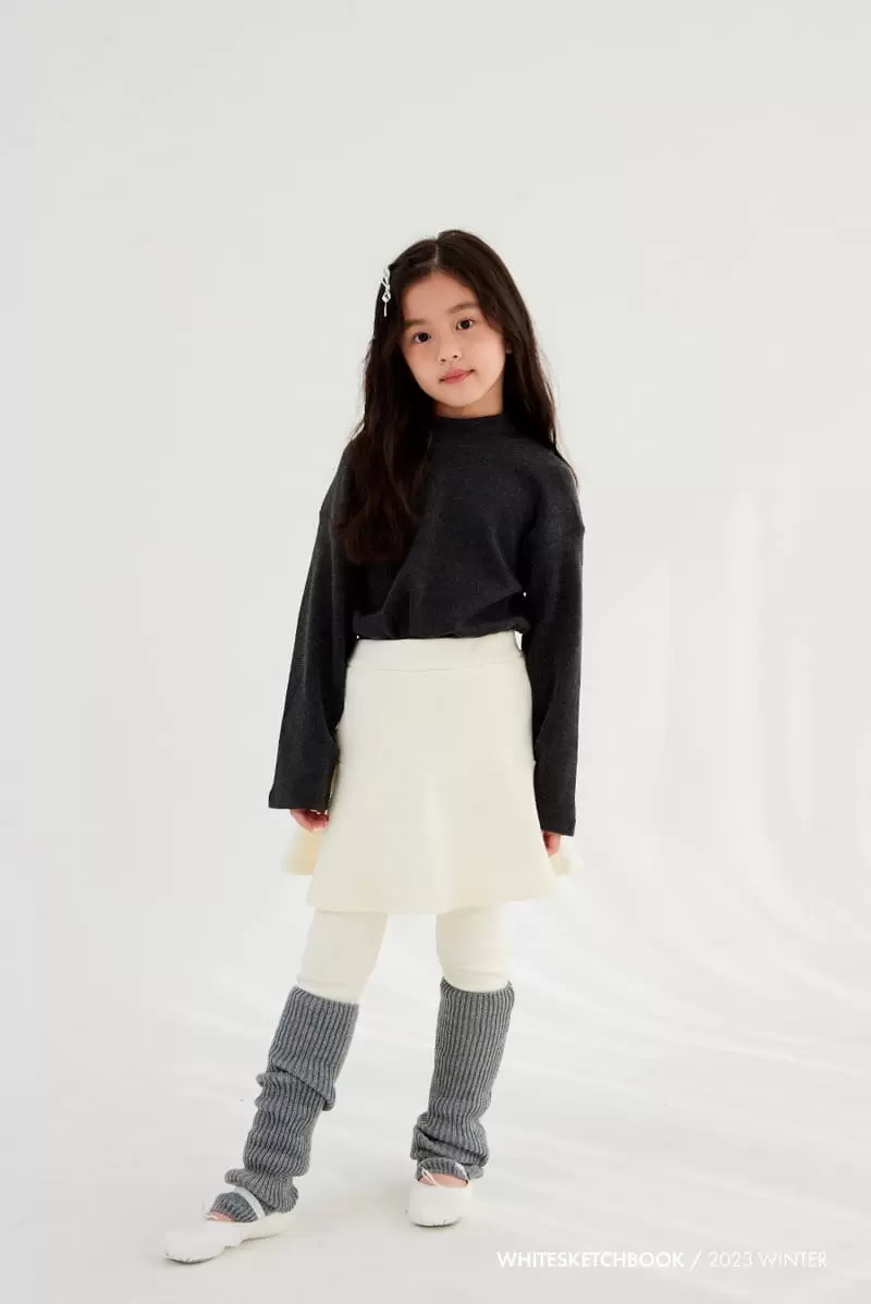 Whitesketchbook - Korean Children Fashion - #todddlerfashion - Mink Skirt Leggings - 2