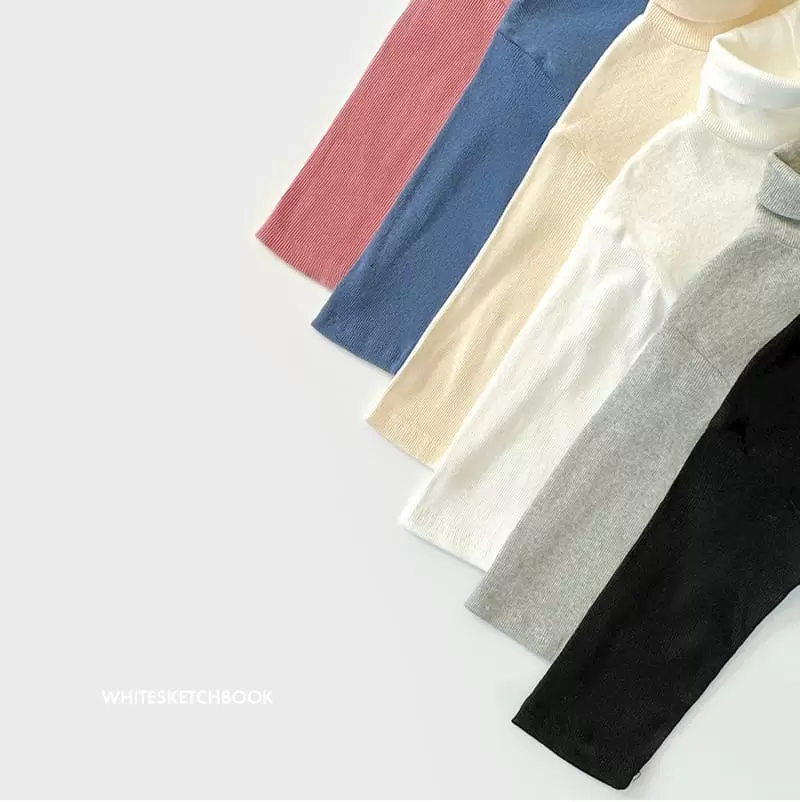 Whitesketchbook - Korean Children Fashion - #toddlerclothing - Gamsung Turtleneck Tee - 11