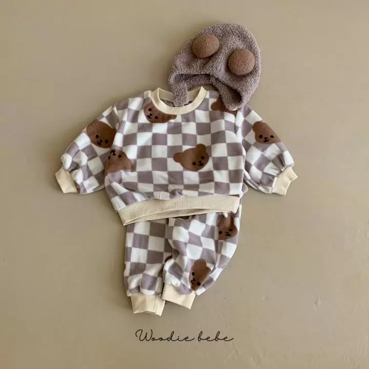 Woodie - Korean Baby Fashion - #babyboutique - Bans Top Bottom Set - 8