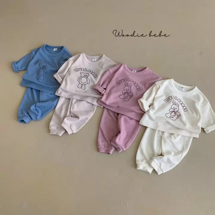Woodie - Korean Baby Fashion - #babyboutique - Daily Top Bottom Set