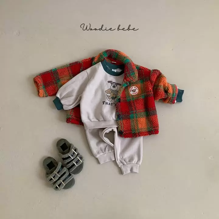 Woodie - Korean Baby Fashion - #babyboutiqueclothing - Willy Top Bottom Set - 3