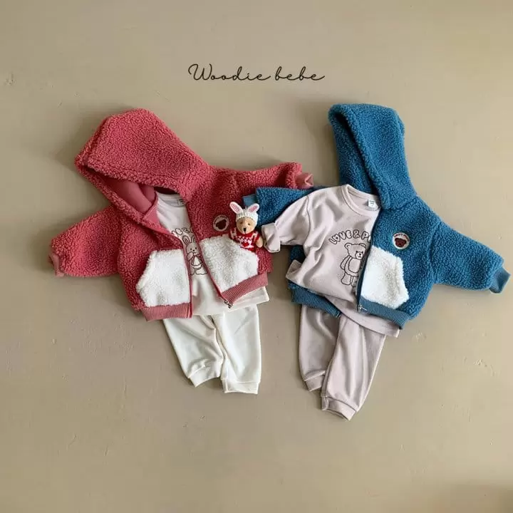 Woodie - Korean Baby Fashion - #babyboutiqueclothing - Daily Top Bottom Set - 3
