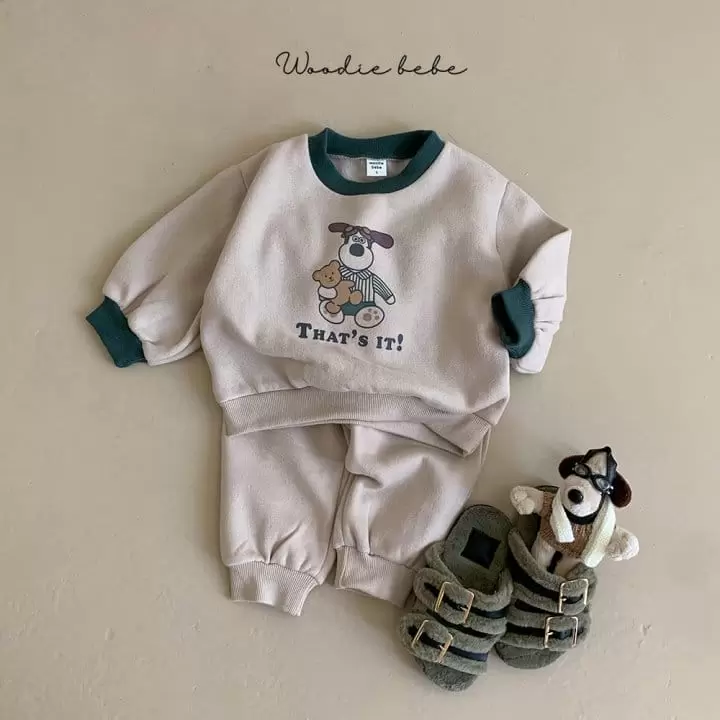 Woodie - Korean Baby Fashion - #babyfashion - Willy Top Bottom Set - 5