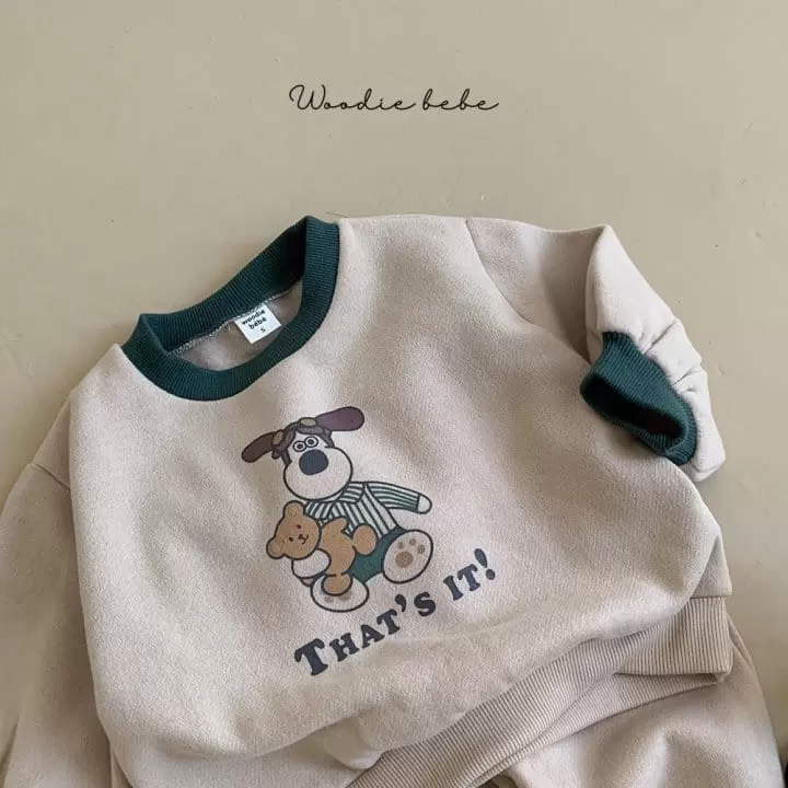 Woodie - Korean Baby Fashion - #babyfever - Willy Top Bottom Set - 6