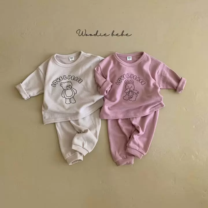 Woodie - Korean Baby Fashion - #babyfever - Daily Top Bottom Set - 6