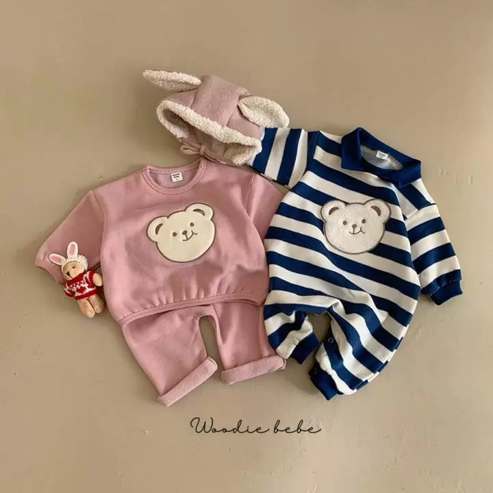 Woodie - Korean Baby Fashion - #babygirlfashion - Tiber Top Bottom Set - 3