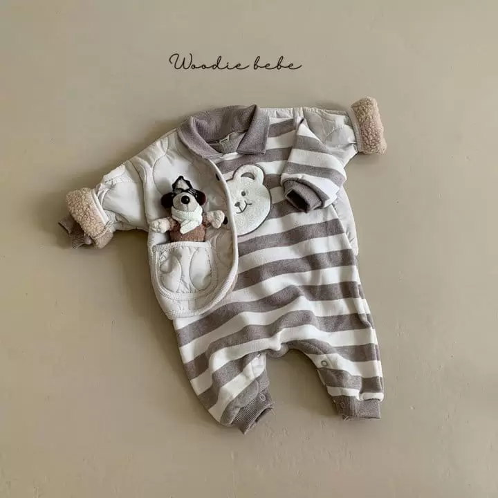 Woodie - Korean Baby Fashion - #babylifestyle - Mon Blan Jacket - 12