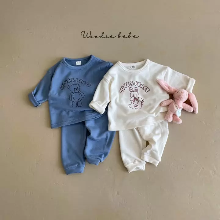Woodie - Korean Baby Fashion - #babylifestyle - Daily Top Bottom Set - 8