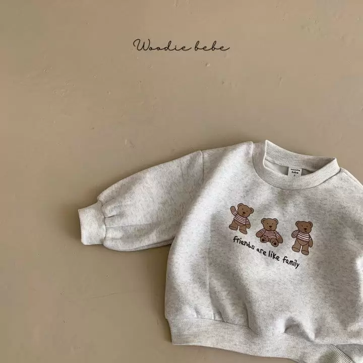 Woodie - Korean Baby Fashion - #babyoutfit - Family Tee - 10