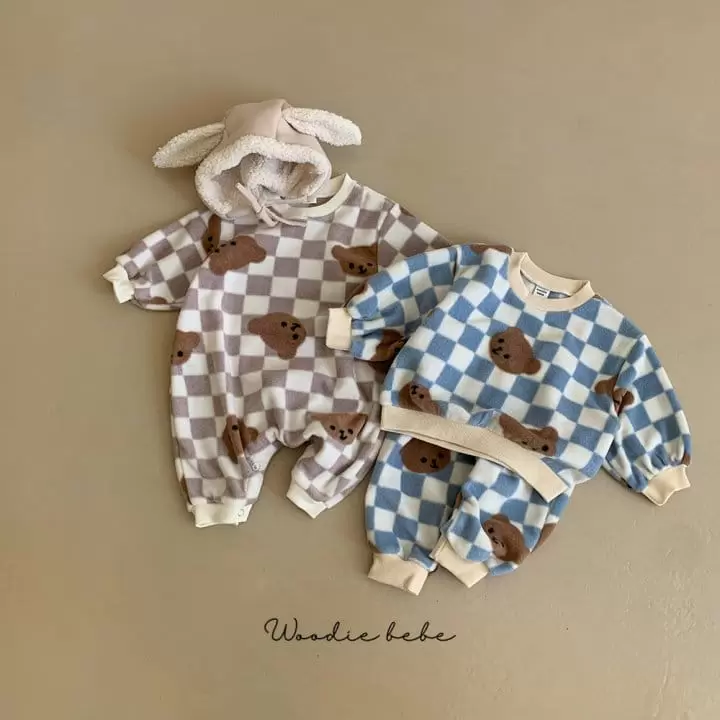 Woodie - Korean Baby Fashion - #babyoutfit - Bans Top Bottom Set - 4