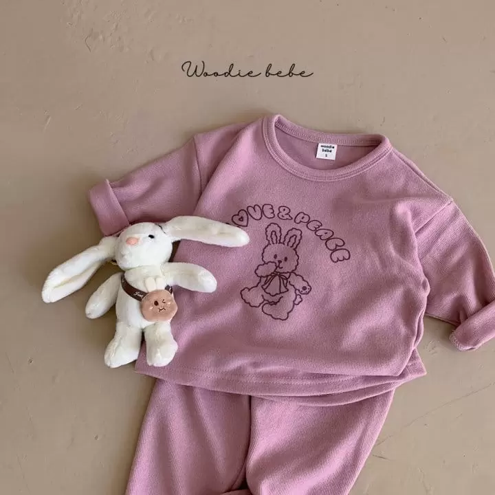 Woodie - Korean Baby Fashion - #babyoutfit - Daily Top Bottom Set - 11