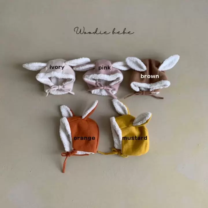 Woodie - Korean Baby Fashion - #babyoutfit - Rabbit Warm Hat