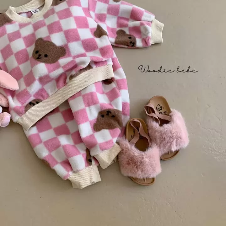 Woodie - Korean Baby Fashion - #onlinebabyshop - Bans Top Bottom Set - 7