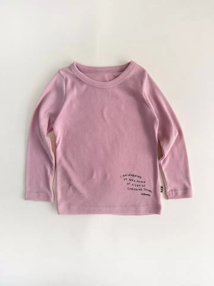 Yerooyena - Korean Children Fashion - #Kfashion4kids - Lettering Frise Tee - 9