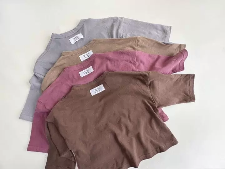 Yerooyena - Korean Children Fashion - #Kfashion4kids - Peach Fleece Loose Tee - 10
