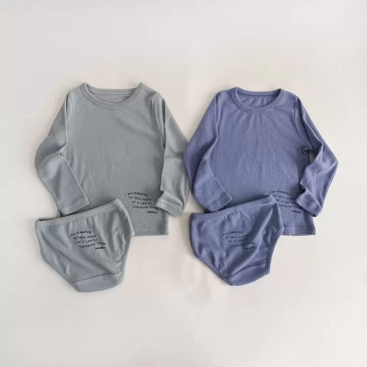 Yerooyena - Korean Children Fashion - #designkidswear - Lettering Frise Tee - 6