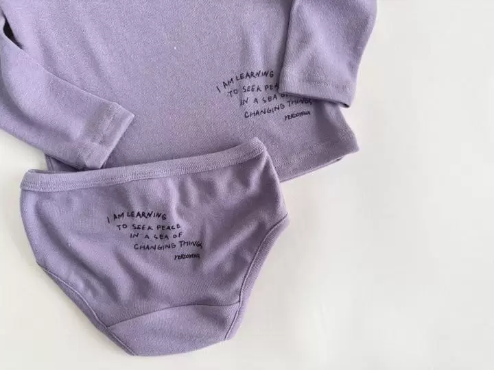 Yerooyena - Korean Children Fashion - #discoveringself - Lettering Frise Underwear - 6