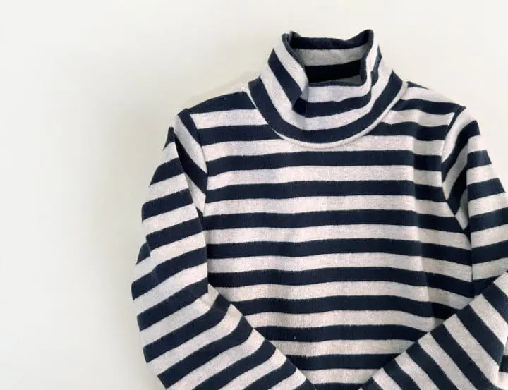 Yerooyena - Korean Children Fashion - #kidsshorts - St Fleece Turtleneck Tee - 12