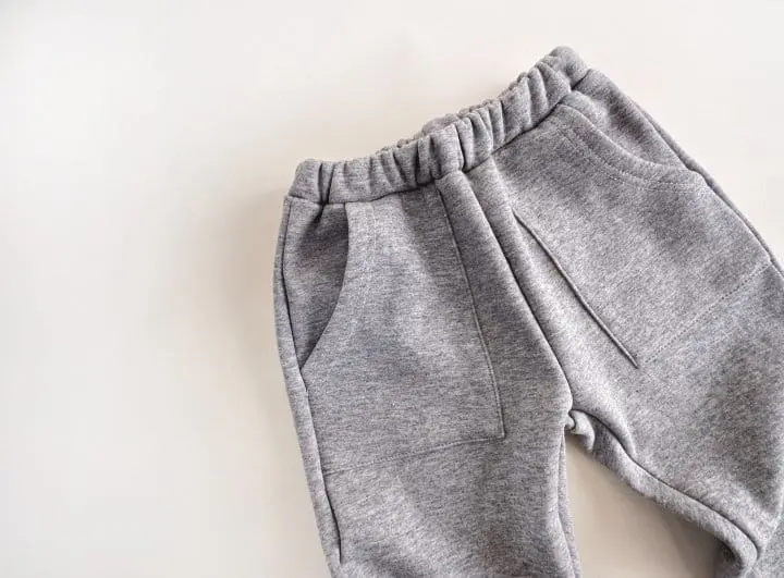 Yerooyena - Korean Children Fashion - #kidsstore - Pocket Fleece Loose Pants - 12