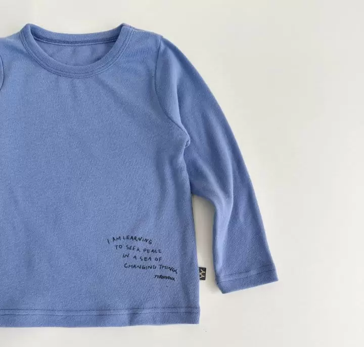 Yerooyena - Korean Children Fashion - #kidzfashiontrend - Lettering Frise Tee - 8