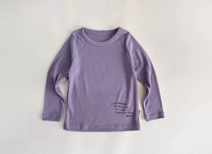 Yerooyena - Korean Children Fashion - #magicofchildhood - Lettering Frise Tee - 11