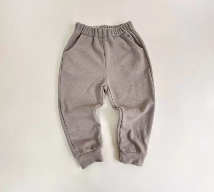 Yerooyena - Korean Children Fashion - #minifashionista - Fleece Rib Fit Pants