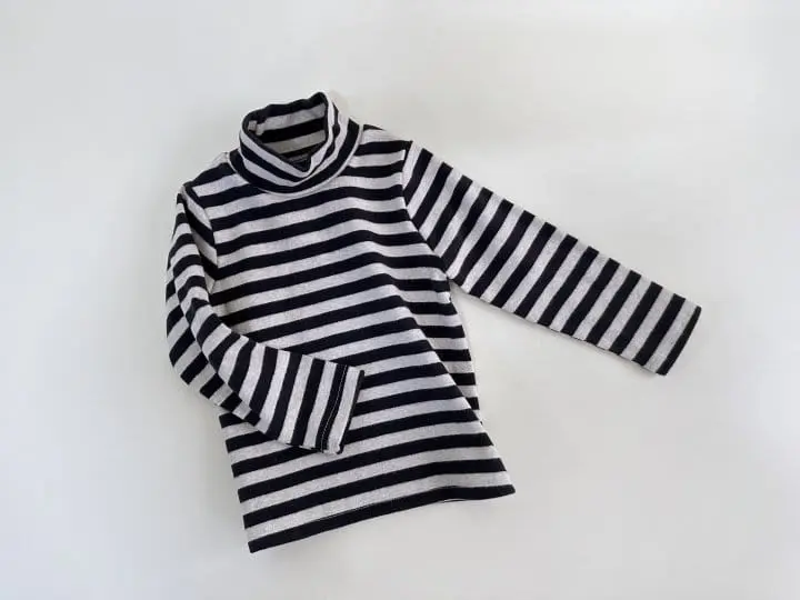 Yerooyena - Korean Children Fashion - #magicofchildhood - St Fleece Turtleneck Tee - 4