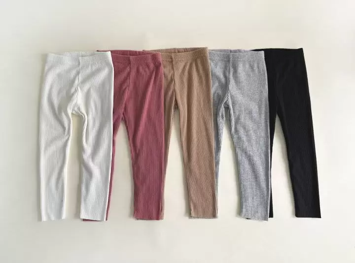 Yerooyena - Korean Children Fashion - #todddlerfashion - Fleece Rib Leggings