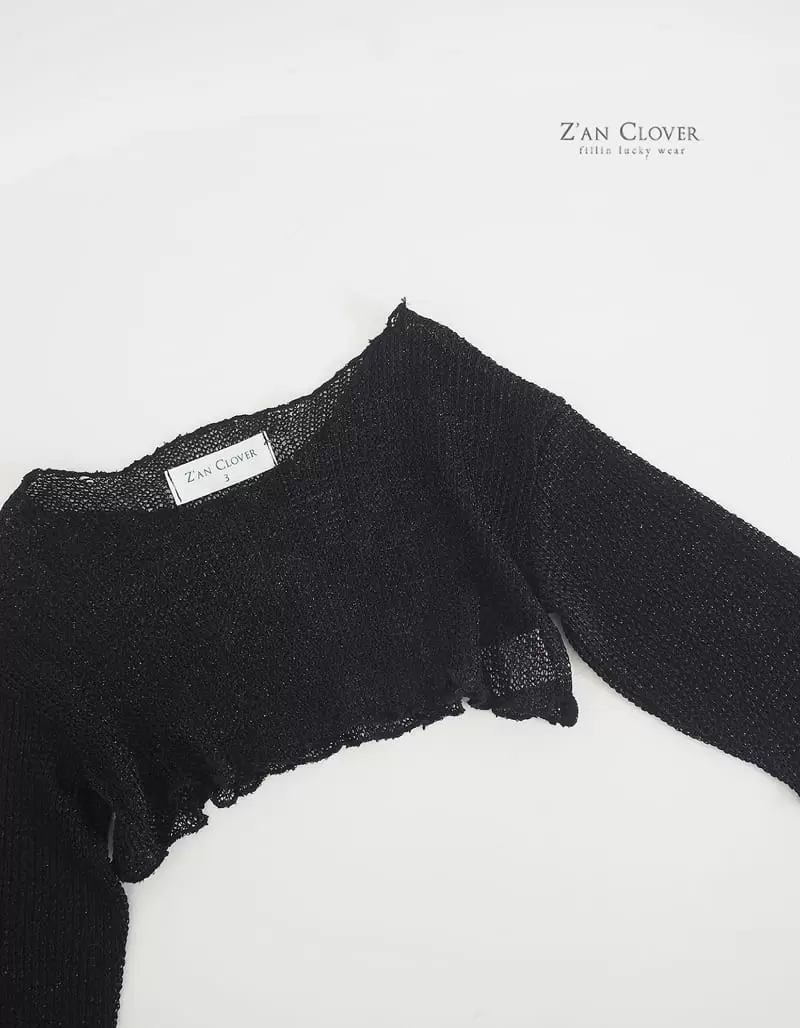 Zan Clover - Korean Children Fashion - #childofig - Matal Mesh Tee - 3