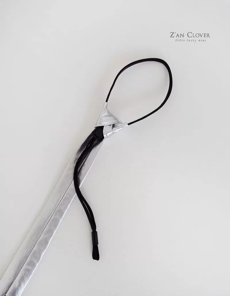 Zan Clover - Korean Children Fashion - #childofig - Silver Neck Tie - 6